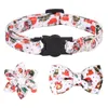 Colliers de chat tissu 3 pièces/ensemble joli chaton Festival collier décoratif texture douce cravate pour animaux de compagnie tournesol nœud papillon décor pour les vacances