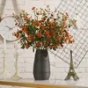 Decorative Flowers 73cm Simulation Little Rose Artificial To Make Old Coke-edge Roses European-style Retro Small Bouquet