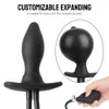 Sex Toy Massager Prostate Massager Inflatable Anal Plug Toys for Women Men 3 in 1 Enema Cleaner Water Spray Butt