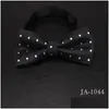 Bow Ties świąteczne krawat męskie moda czarny węzeł bowtie business wesel