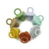 Cups Derees Uitrustings Baby TEETHER Siliconen Pacifier Tepel Food Grade Perle Siliconen Keueltjes Soiple Siple Silicone Theether Chewable Nursing Toys P230314