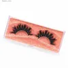 False Eyelashes 1Pair Real 3D Mink Lashes Cruelty Free Mink Lashes Messy Wispy Full Strip Lashes Crisscross Soft False Eyelashes Makeup Supplier Q231129