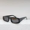 Designer occhiali da sole per donne uomini estate 2602 anti-ultravioletto retrò piatto acetato acetato telaio ovalo passerella cyberpunk in stile cyberpunk uv400 occhiali casuali scatola