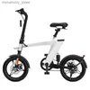 Cyklar oss vuxen folka ebike 14 tum 250W 36V 10Ah Rovab litium batteri barn mini full fjädring stad ektric cykel q231129