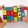 Nouveau Cube magique jouet mathématique, puzzle coulissant, jouets éducatifs et d'apprentissage pour enfants, jeu de Puzzle de nombres mathématiques, cadeaux 291n
