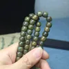 Strand Green Sandalwood Apple Bead Buddha Hand String 108 Bracelet Rosary Belt Fragrance Men's And Women's Literary Jewelry