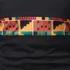 Erkek tişörtler geometrik patchwork beyaz dashiki tshirt erkekler kısa kollu ince fit Afrika kıyafetleri hip hop hipster Africaine Homme 230428