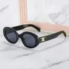 New Fashion Modern Oval Sunglasses Women Brand Designer Vintage Metal Punk Sun Glasses Female Show Shades Oculos Feminino