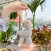 Wholesale Cute alpaca pendant silly and cute little doll plush toy mini doll bag pendant keychain