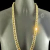 18-karätige gelbe GF-Goldkette, massiv, schwer, 10 mm, XL, Miami, kubanische Curn-Link-Halskette258Q
