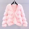 Suéteres para mujer Suéter Cárdigans Imitación Lana de visón Mujer Top Otoño Invierno Tejido Coreano Rosa Oversize Manga larga Elegancia Dulce Abrigo casual 231129