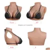 Sile Brustformen Brustplatte B-G Cup Fake für Crossdresser Drag Queen Transgenders Cosplay Drop Lieferung Dhv0K