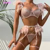 Set sexy Lingerie sexy Lenceria Femenina See Through Calze a rete Collant Abito porno Tute Set per donna Costume intimo intimo per il corpo del sesso esotico 231128