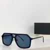 Occhiali da sole pilota dal nuovo design alla moda 6196 montatura in acetato aste in metallo occhiali di protezione UV400 per esterni stile semplice e popolare