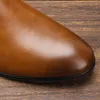Stivali 7-13 Stivali Chelsea da uomo di marca comodi stivali in pelle alla moda # Dx214 231129