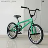 Cyklar 20 tum BMX Fancy Stunt City Street Bike U Brake Steel Frame Minni Racing Performance Bicyc Children's Men and Women Aldult Q231129