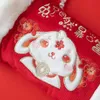 Sacos de noite Hanfu meninas inverno quente bolsa de embreagem menina bordado estilo chinês ano do coelho pequena mochila ombro 231128