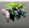 Pipes à fumer Aeecssories Narguilés en verre Bongs Buse d'aspiration en verre coloré avec boule