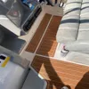 Zy 2002 Cruiser Yachts 3470 Express Swim Platform Cockpit Pad Barco EVA Piso de teca com boa qualidade