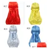 Accessori per capelli New Fashion Uomo Satin Durags Bandana Turbante Parrucche Uomo Silky Durag Copricapo Fascia Cappello da pirata Accessori per capelli Drop Dhoz9