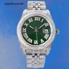 Rôles Montre Montres Suisses Moissanite Diamant 31mm 28mm 41mm 36mm Hommes Automatique Femme Machines avec Boîte Saphir Montres-Bracelets Étanches En Acier Inoxydable Lux