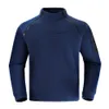 Mens Hoodies Sweatshirts Military Fleece Sweatshirt Varm vinter Pullover Jacket Tjock 231129