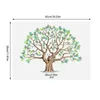 Party Supplies Fingerprint Tree Canvas Personalizeds Custom Theme Name Date Wedding Guest Book Waterproof Creative DIY Sign-In For