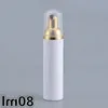 80ml garrafas de bomba dispensador de espuma com bomba de ouro superior-plástico recipiente de armazenamento de loção de maquiagem cosmética espuma dispensador de sabão jar aattf