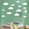 Wall Stickers 61417pcs Clouds Vinyl Children Room Boy Girl Bedroom Decal Simple Shape Art Decorative Murals pvc 231128