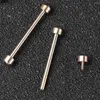 Kits de réparation de montre 2 pièces vis Tube sangle connexion tige d'oreille barre à ressort lien goupille outils de suppression (Rose 16 MM diamètre intérieur)