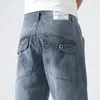 Erkek kot yaz denim şort erkekler gevşek uyuyor Bol pantolon cepleri sıkıntılı hip hop erkekler içi boş out için erkekler