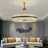 Pendant Lamps Nordic Modern Designer Luxury Gold Restaurant Bar Home Rectangular Crystal Chandelier Light