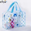 Cosmetische tas Fashion Dot Dames Reizen Transparant PVC Waterdicht Neceser Make-up s Make-upzakje Wastoilettas Tote Case 220218316a