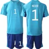 National Team GK Germanys Long Sleeve Leno Soccer Jerseys Set Goalkeeper Manuel Neuer Kevin Trapp Marc-Andre Ter Stegen Oliver Kahn Football Shirt Kits 23/24 Mens Kid