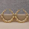 Hoop Earrings Trendy Round Hip Hop Rock For Women's Gold Plated Triangle Jewelry Accessories Wedding Gift