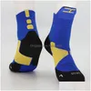 Sports Socks Mens High Top Medium Tube Elite Basketball Socking Professional Training Towel Bottom Sock Drop Delivery Outdoors Athle Dhlow