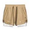 Schnell trocknende Herren-Shorts mit Buchstabendruck Hochwertige Designer-Sport-Gym-Kurzhose