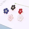 Lindas flores de cerejeira flor pastel duro esmalte pino charme planta flores broche de ouro romântico arte crachá jóias exclusivas ll