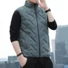 Mens Vests Brand Fashion Men Autumn Winter Vest Waistcoat Korean Style Man Casual Sleeveless Jacket Coats Size M5XL 231129