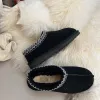 Flauschige Designer-Slipper Australien-Plateau-Hausschuhe Ug Scuffs Wollschuhe Schaffellfell Echtleder Klassische Marke Casual Damen Outside Sliderb