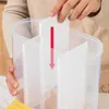 Organizzazione Contenitori da cucina Dispenser per cereali Contenitori per alimenti sigillati a parete Dispenser per cereali Lattina per alimenti Contenitore per cereali domestici