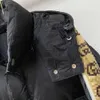 Vestes pour hommes avec capuche Automne / Hiver Parka Lettre Zipper Trench Outdoor Kaki Noir Co-designer Manteau pour hommes et femmes veste d'hiver