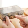 Jewelry Pouches Transparent Double Layer Box Portable Organizer Display Plastic Boxes Earring Case Storage Packaging