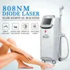 Venda Quente Laser de diodo vertical para remoção de pelos, instrumento depilatório indolor de 808nm, tratamento de acne, encolhimento de poros, equipamento de beleza com tamanho de ponto grande