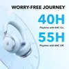 Anke Soundcor Bluetooth-Kopfhörer, kabellos, Kopfhörer mit Geräuschunterdrückung, lange Akkulaufzeit, HD-Klangqualität, faltbares Designer-Headset
