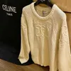 Swetry damskie 23 NOWOŚĆ CE CREAT Ice Cream Triumph Dwustronne Jacquard okrągły SWEATER