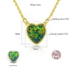 French Retro Romantic Heart Opal Pendant Necklace Women Luxury Brand Plating 18k Gold s925 Silver Necklace Charm Sexy Female Collar Chain High-end Jewelry Gift