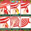 Juldekorationer 12st Candy Balloon Set Cane Swirl Foil Party Theme Decoration 231128