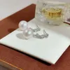 Boucle d'oreille semi-finie en or, accessoires populaires pour femmes, perles