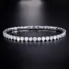 Trendy kristallen vrouwen armbanden sieraden 925 sterling zilveren cz tennis armband kettingen bruiloft mode reubels sieraden dames feest cadeau al7425